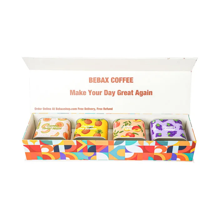 Premium Flavoured Box — Sweet Melon, Pink Bourbon, Peach, Grape