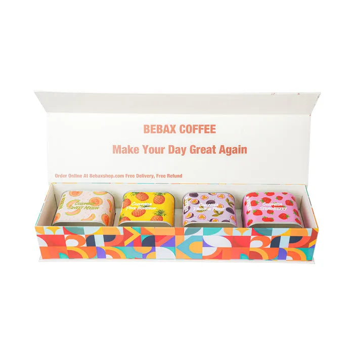 Premium Flavoured Box — Sweet Melon, Pink Bourbon, Passion Fruit, Strawberry